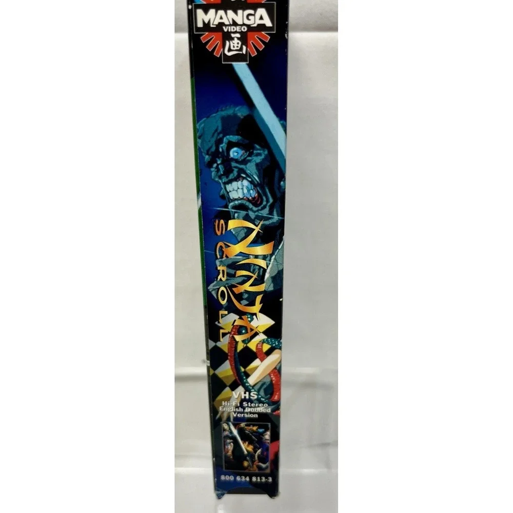 Ninja Scroll - VHS - 1995 - Original Japanese Anime Manga Video Tested & Works